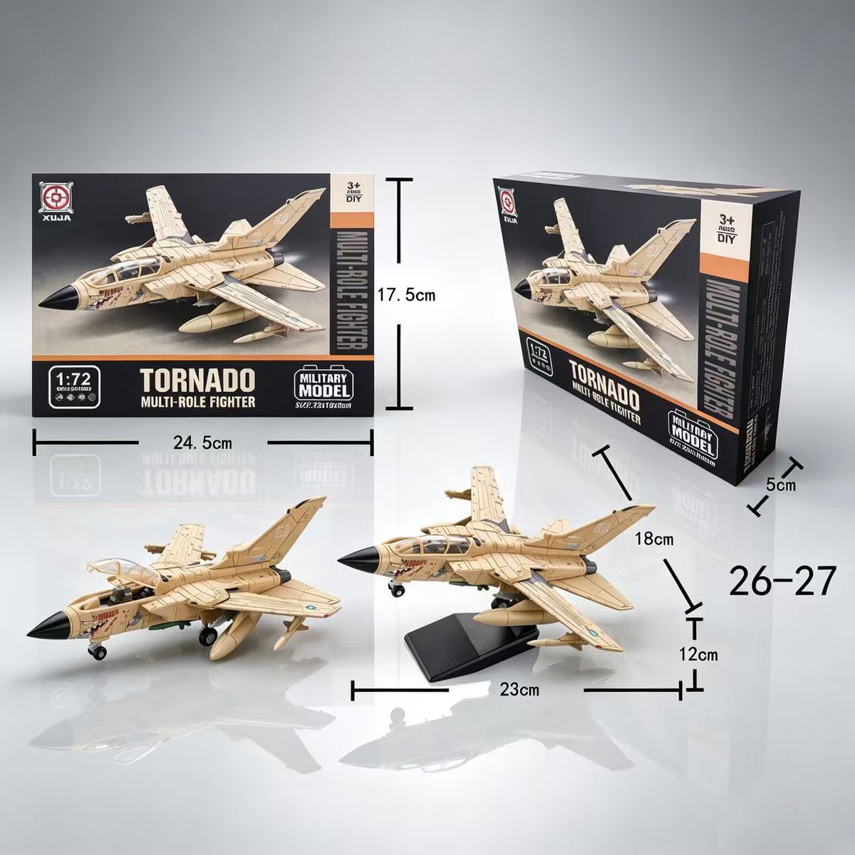 Model Airplane Plastic - Neues 1:72 Maßstab ABS Tornado Mehrzweck-Kampfflugzeug